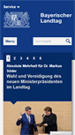Mobile Screenshot of bayern.landtag.de