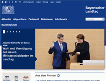 Tablet Screenshot of bayern.landtag.de
